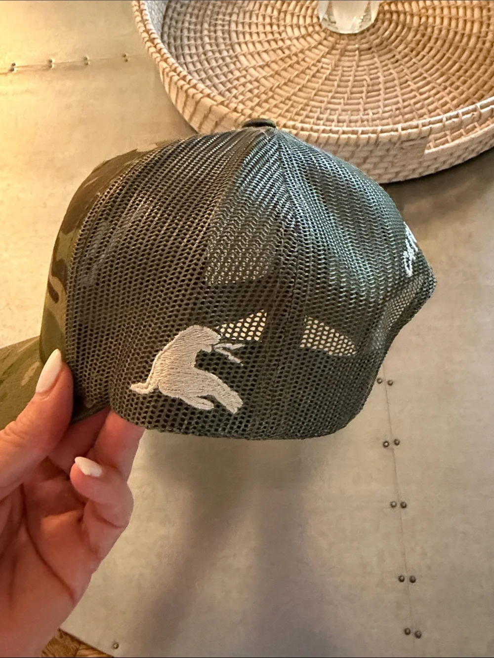 Urt Bone Shaka Retro Trucker Hat, like new, unisex